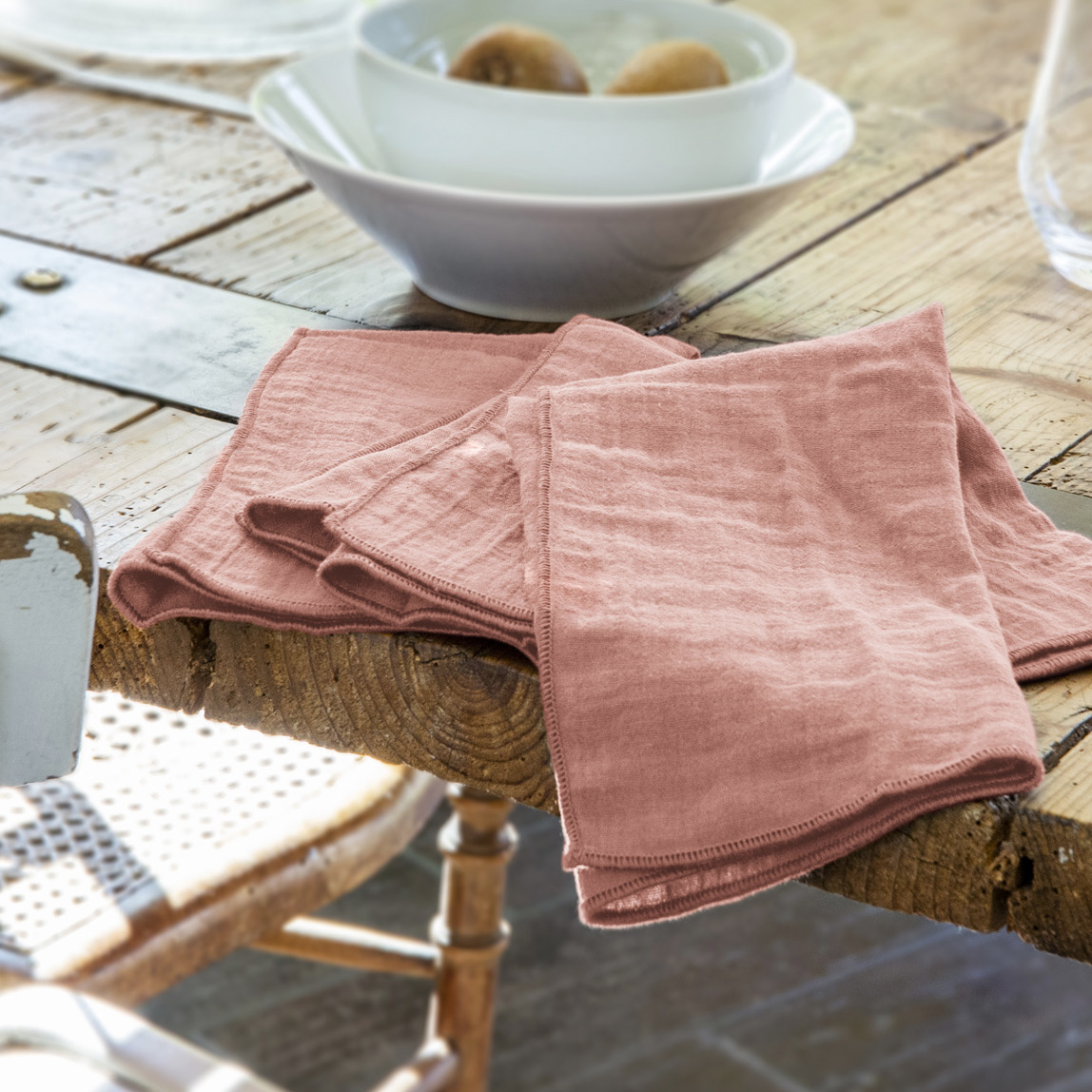 Serviette Gaze Coton Articles Location Site Eure Lasam